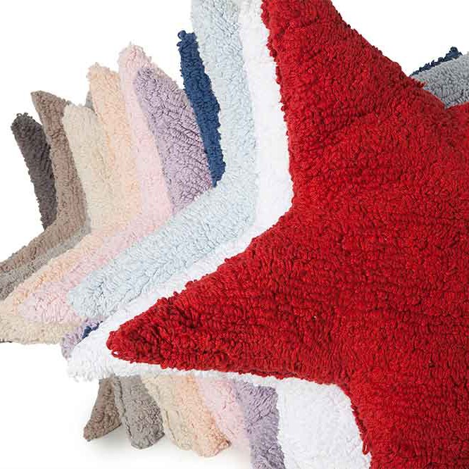 CUSHION STAR RED